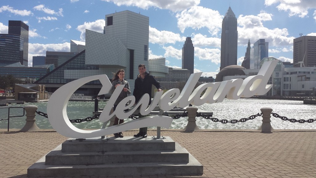 YPG Exchange participants Alastair Carrigan and Isabelle Hammer spending some time together in the United States