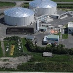 An aerial shot of Hastings wastewater treatment plant. Photo courtesy of Hastings Council.
