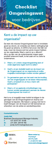 Checklist Omgevingswet