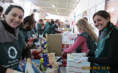 We have been doing volunteering work at Argentina's food bank. We've discovered the joy of helping people who help others to cover basic needs. It is a pleasure for us to be part in this kind of work, we are looking forward to continue working with Arg's food bank, and we are pursuing other kinds of volunteering work because the best way of Building a Better World is to #makeithappen. - Mariel Ruartes Suarez, Maria Ramos Landa and others, Buenos Aires, Argentina