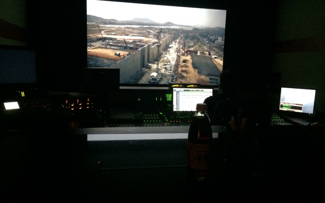 The sounds room at Picture Head where final editing took place