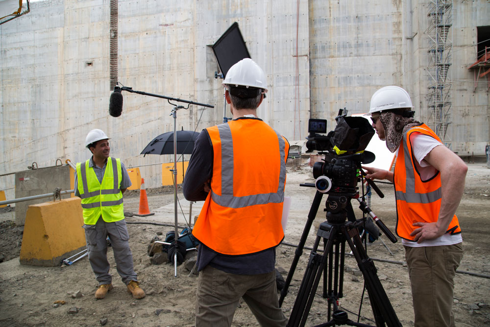Interviews were often an all-day event involving multiple takes from numerous angles
