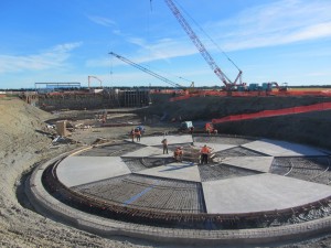 Clarifier base construction Selwyn Project