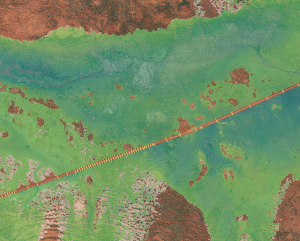 high-flow floodplain water infrastructure