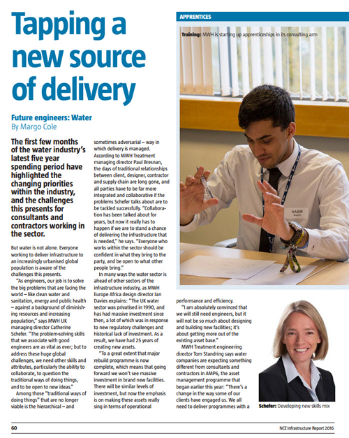 MWH Apprenticeship NCE Infrastructure Report 2016