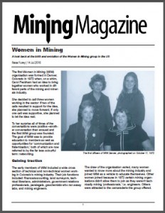 Women in Mining MWH
