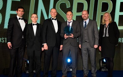 4Delivery celebrate success at the Bentley Be Inspired Awards 2016