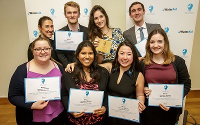 MWH Team Winners of WaterAid’s Water Innovators Programme 2016